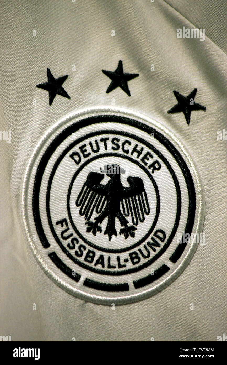 Das Logo des "DFB Deutscher Fussballbund", Berlin. Stockfoto
