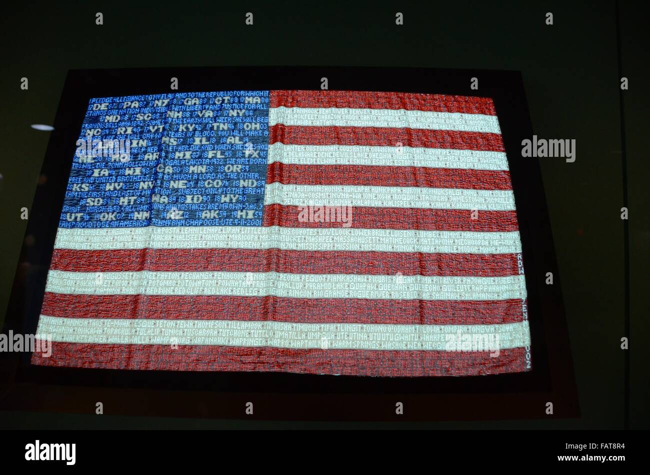 Nationen Flagge Nationalmuseum der amerikanischen Washington dc Stockfoto