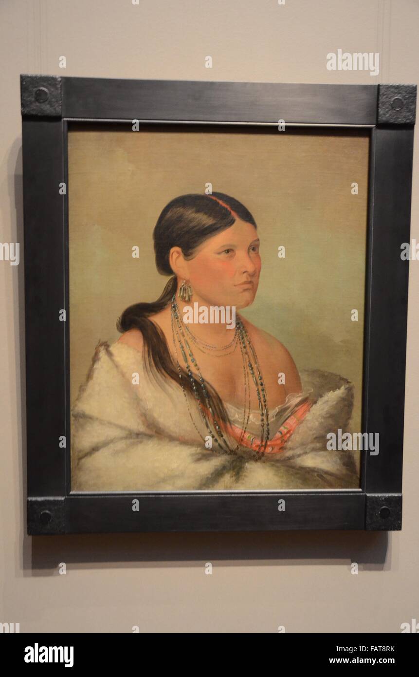 Catlin, George, amerikanisch, 1796-1872 der weibliche Adler - Shawano 1830 National Gallery of Art Stockfoto