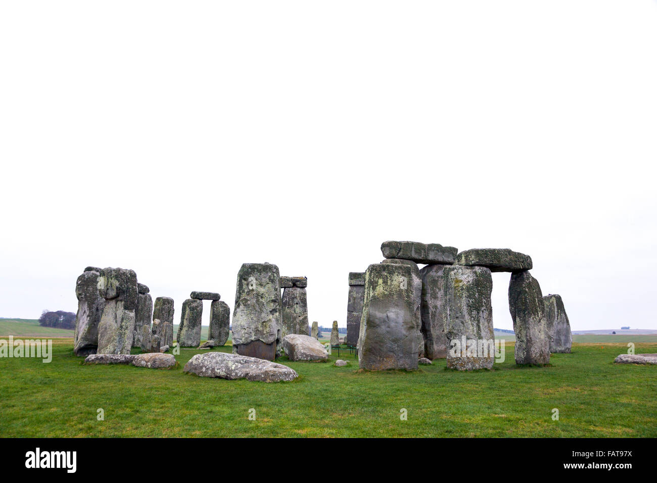 Stonehenge-Denkmal, Wiltshire, UK Stockfoto