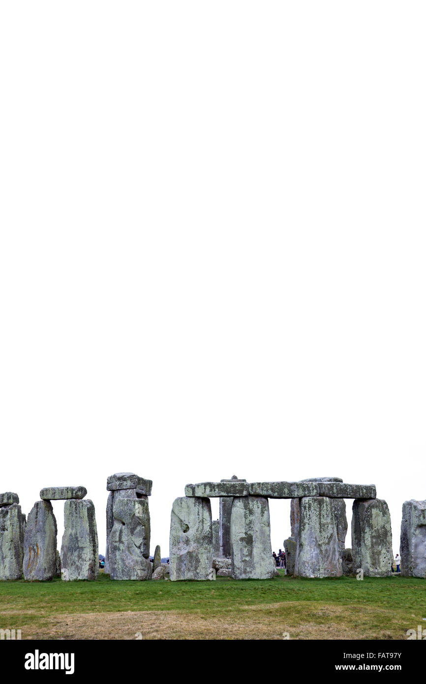 Stonehenge-Denkmal, Wiltshire, UK Stockfoto
