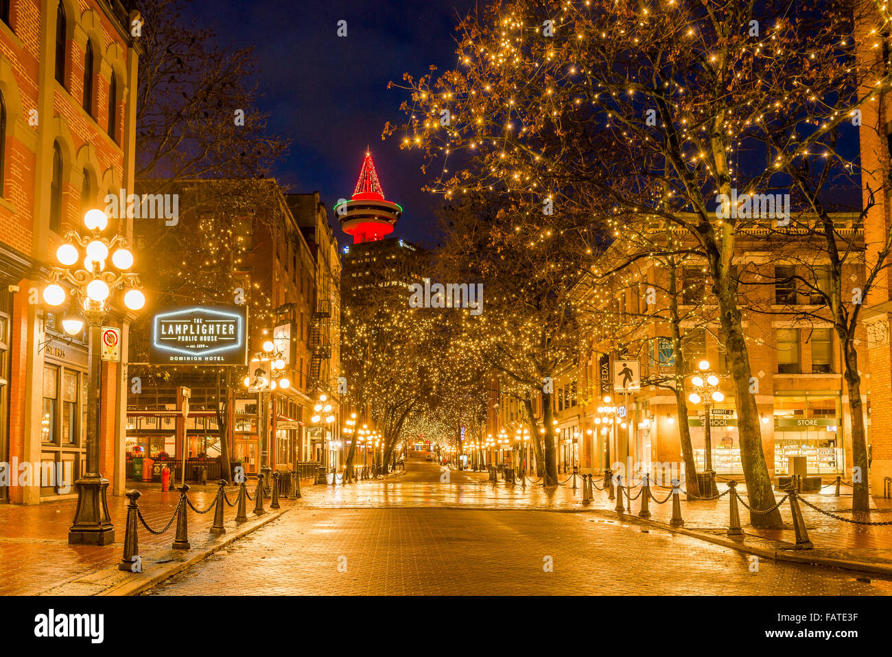 Gastown, Vancouver, Britisch-Kolumbien, Kanada Stockfoto