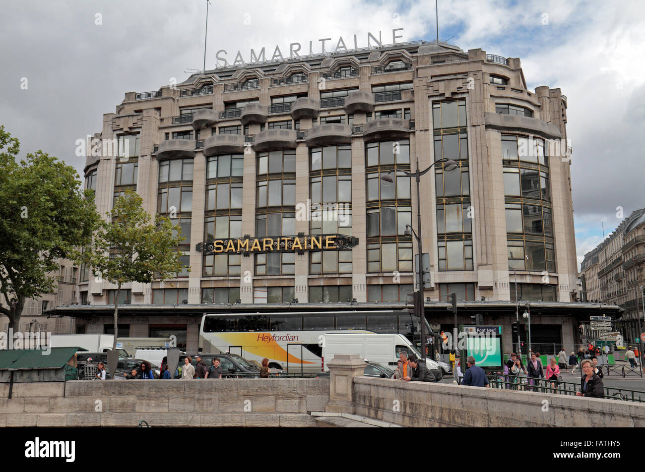 Die Samaritaine, ein großes Kaufhaus in Paris, Frankreich. Stockfoto