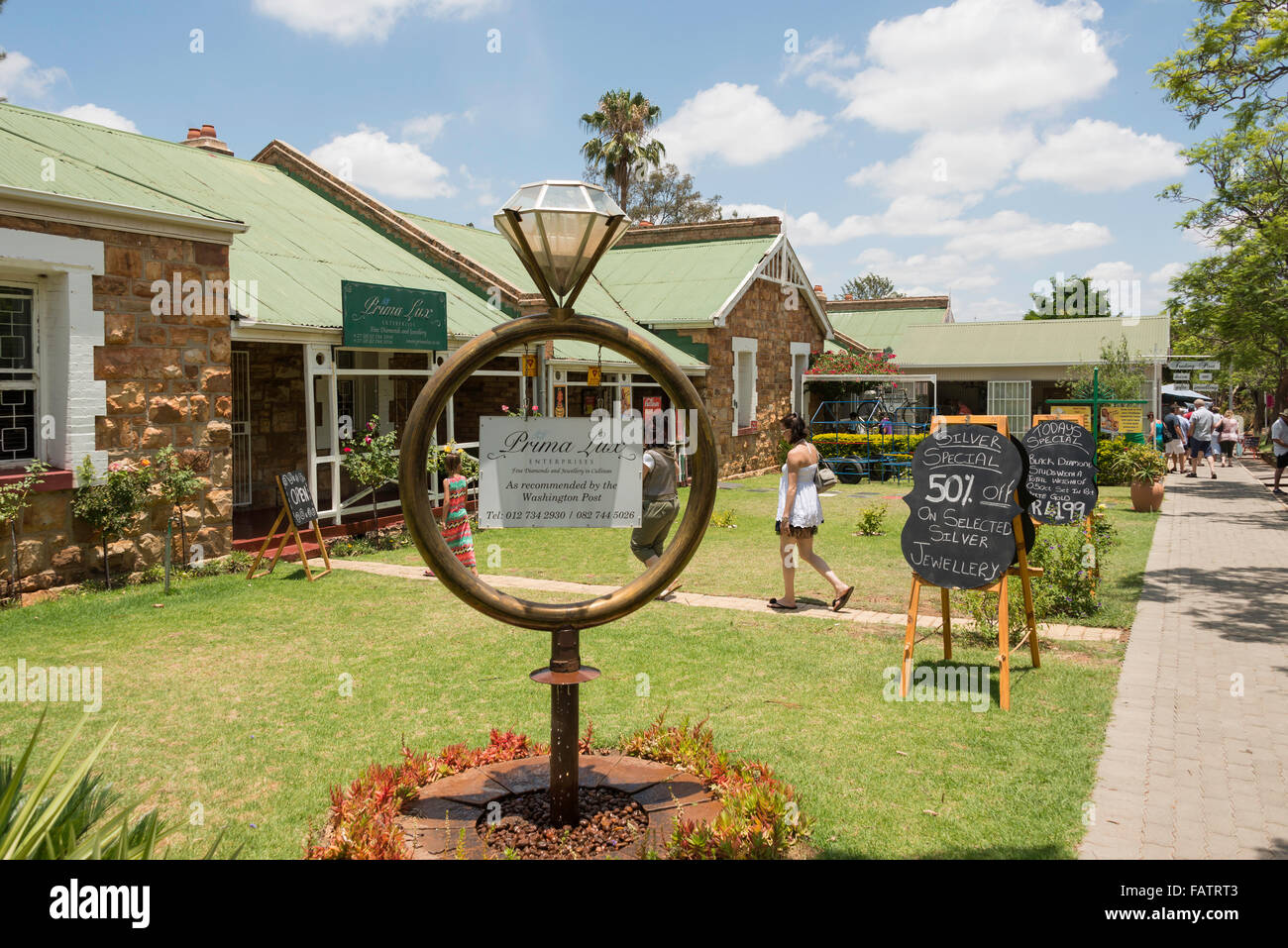 Diamant-Schmuck-Shop, Oak Avenue, Cullinan, Tshwane Stadtverwaltung, Provinz Gauteng, Südafrika Stockfoto