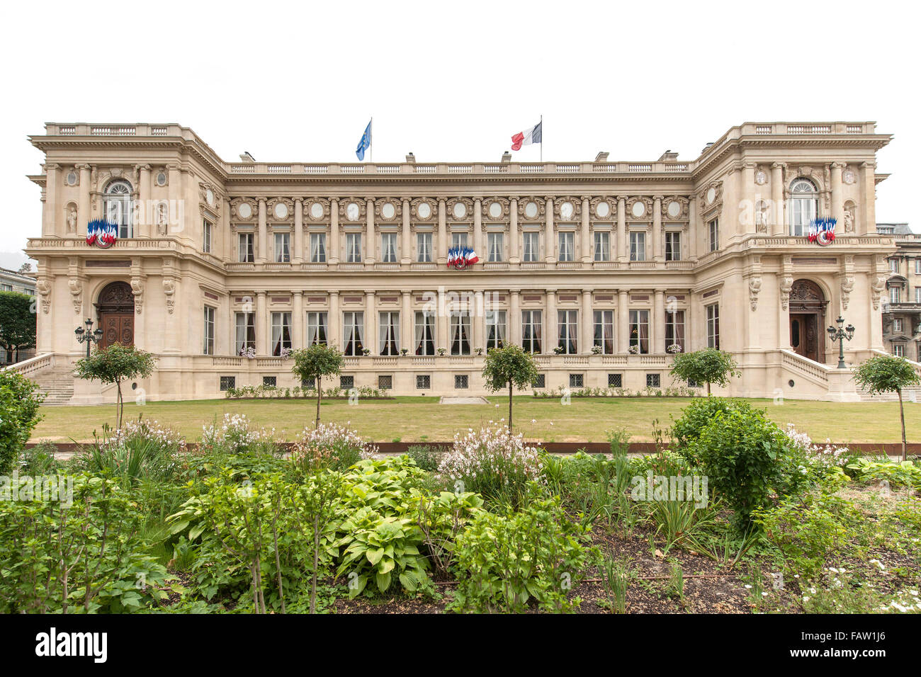 Ministerium für auswärtige Angelegenheiten Gebäude in Paris. Stockfoto