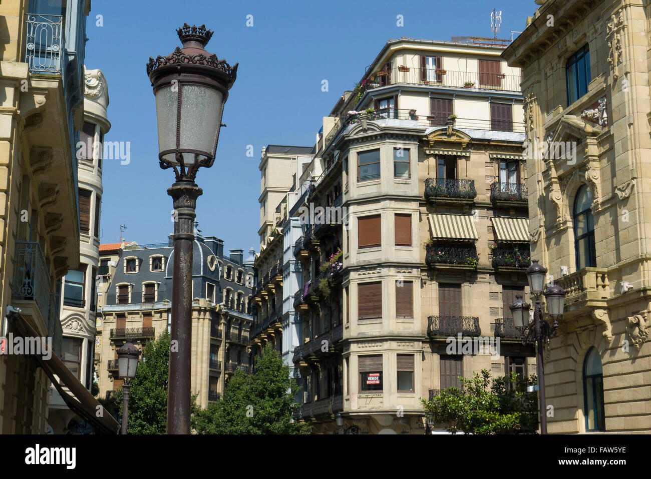 Stadtzentrum, San Sebastián, Gipuzkoa, Baskisches Land, Spanien Stockfoto
