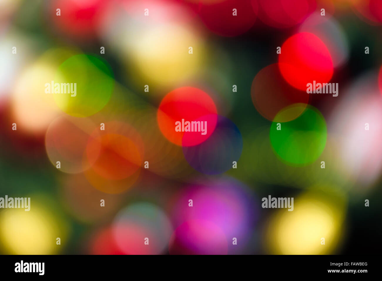 Christmas Tree Lights Stockfoto