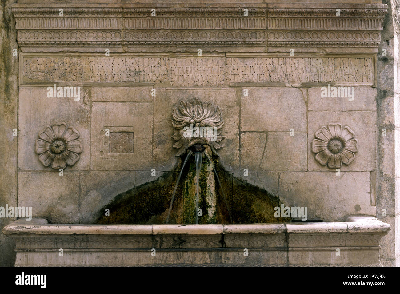 Fontana del Vecchio, Sulmona, Abruzzen, Italien Stockfoto