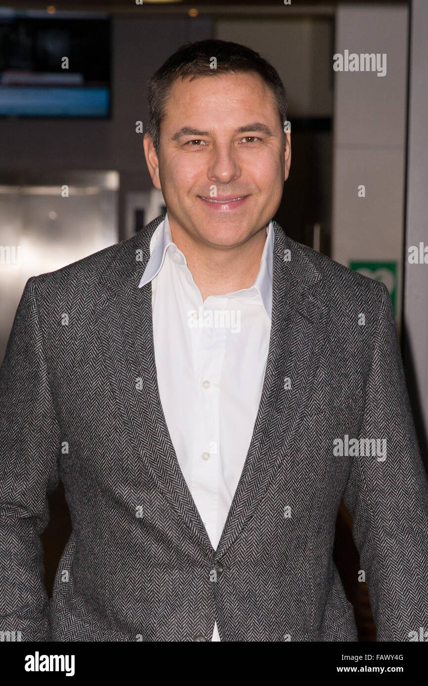 David Walliams Ankunft im BBC Radio 2 Studios mit: David Walliams Where: London, Vereinigtes Königreich bei: 27. November 2015 Stockfoto