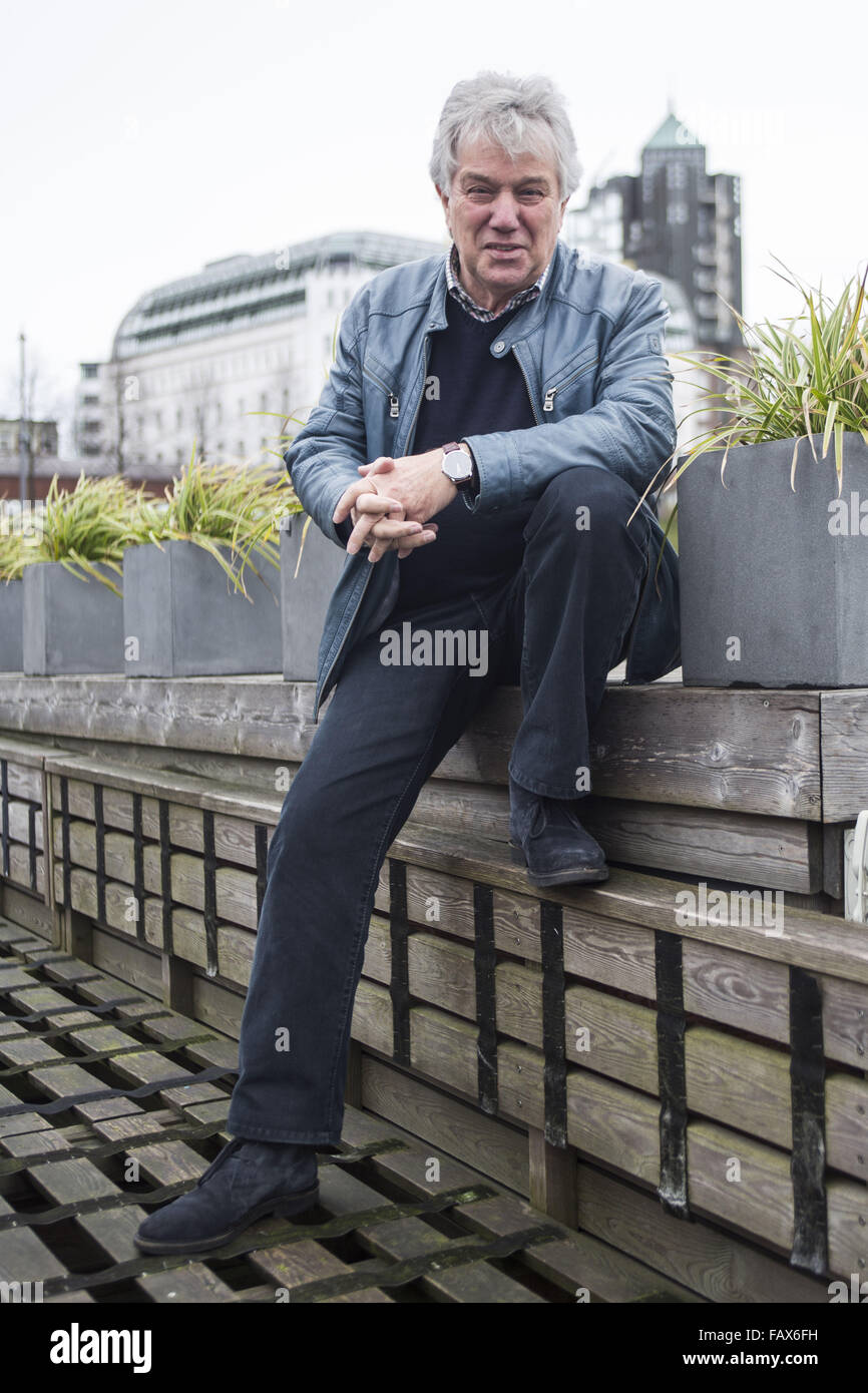 Prominenten Besuch Presselunch der Semmel Concerts im Hard Rock Cafe Featuring: Rolf Zuckowski Where: Hamburg, Deutschland: 30. November 2015 Stockfoto