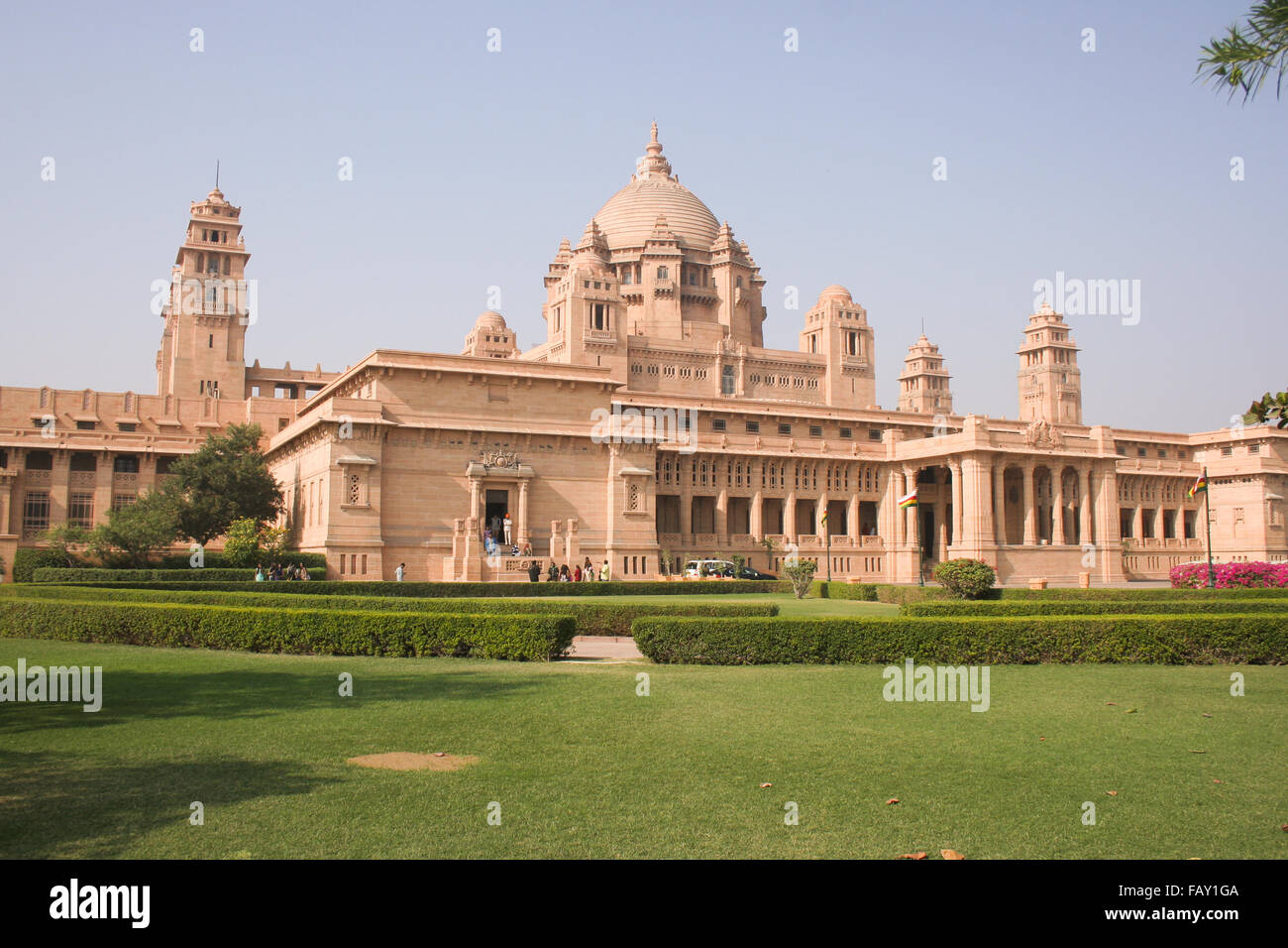 30. November 2015, Jodhpur, Rajasthan, Indien. Umaid Bhawan Palace Jodhpur. Entdecken die Freuden die blaue Stadt Jodhpur Stockfoto