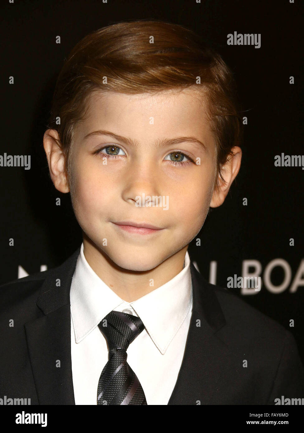 5. Januar 2016 - New York, New York, US - Schauspieler JACOB TREMBLAY besucht der 2015 National Board of Review Gala bei Cipriani 42nd Street statt. (Bild Kredit: Nancy Kaszerman © über ZUMA Draht) Stockfoto