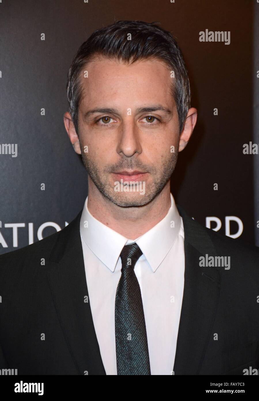 New York, NY, USA. 5. Januar 2016. Jeremy Strong im Ankunftsbereich für The National Board der Überprüfung Gala zu Ehren der 2015 Preisträger - Teil2, Cipriani 42nd Street, New York, NY 5. Januar 2016. Bildnachweis: Derek Sturm/Everett Collection/Alamy Live-Nachrichten Stockfoto