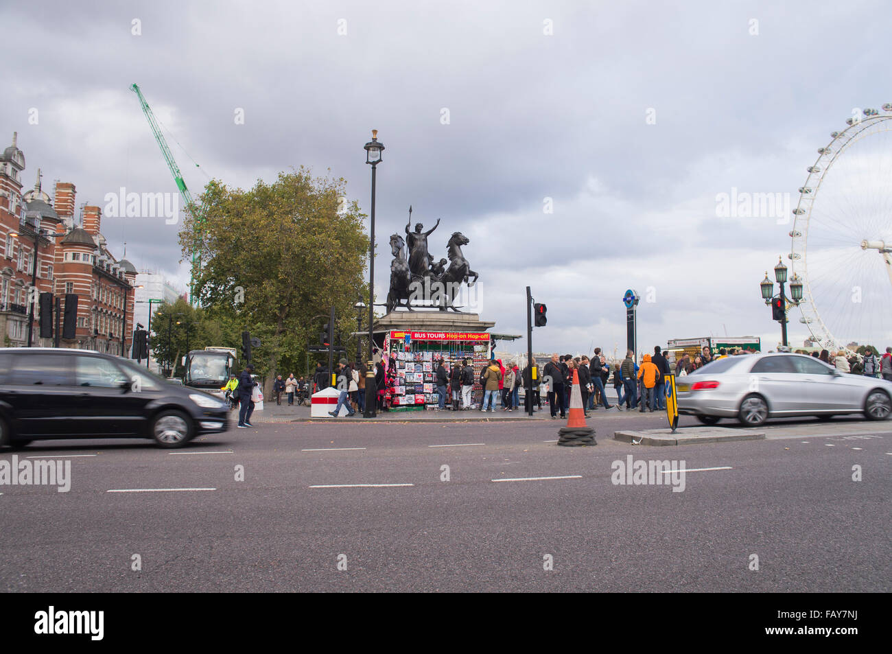 Boadicea Statue, Britannien Rebellion Stockfoto