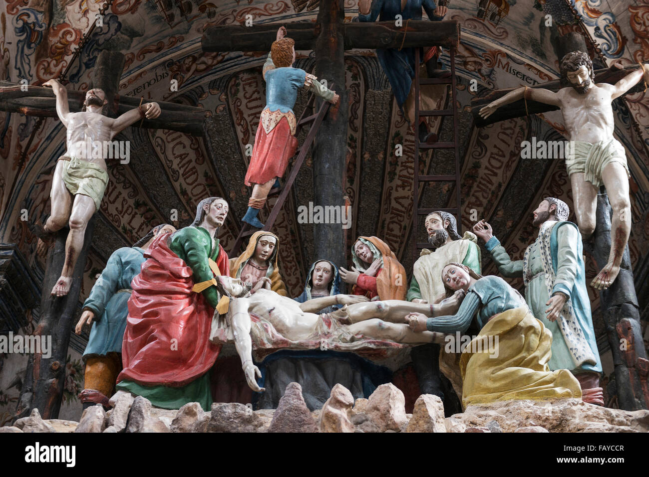 Sixtinische Kapelle von Mexiko; San Miguel de Allende, Guanajuato, Mexiko Stockfoto