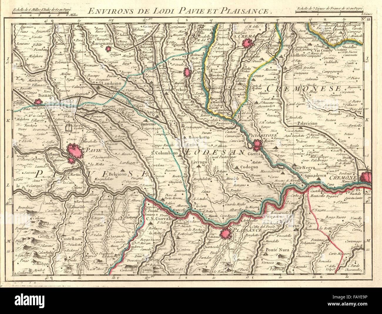 Karte von lodi Fotos und Bildmaterial in hoher Auflösung Alamy