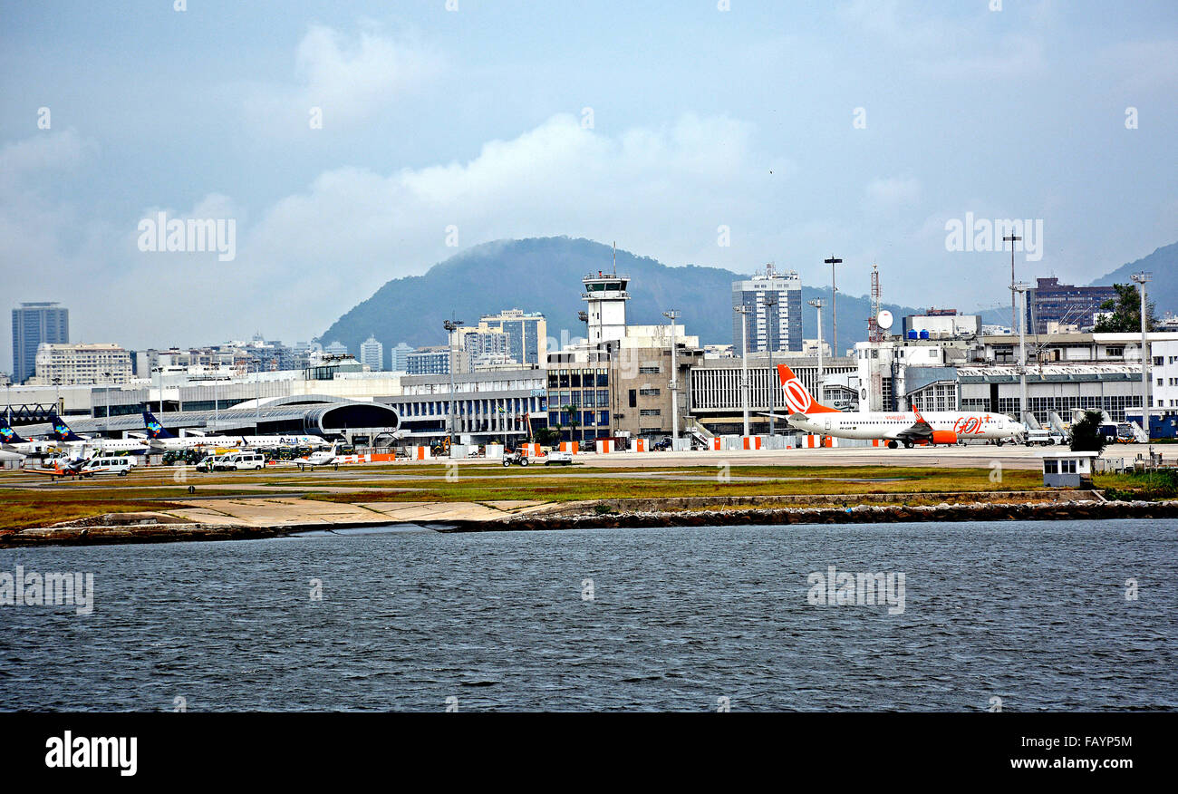 Santos Dumont Flughafen Rio De Janeiro Brasilien Stockfoto