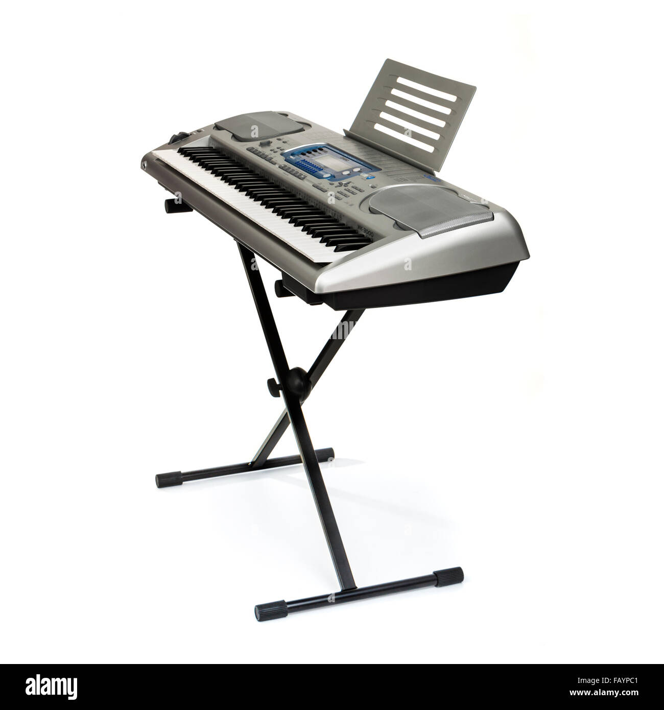 Casio WK-3000 elektronische 76-Tasten-Musik-Keyboard ab 2004 Stockfoto