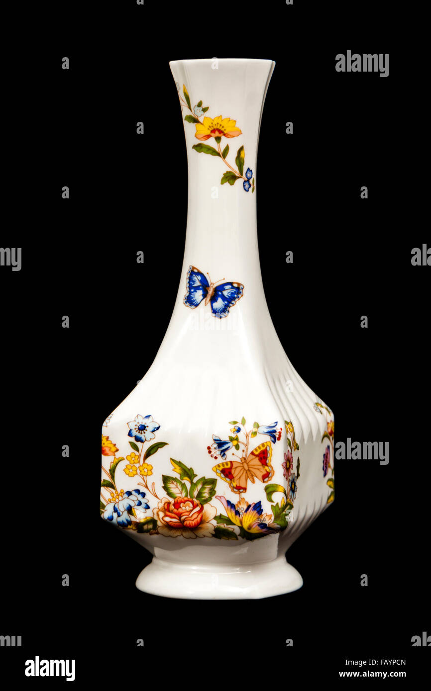 Aynsley Keramik "Bauerngarten" Knospe vase Stockfoto