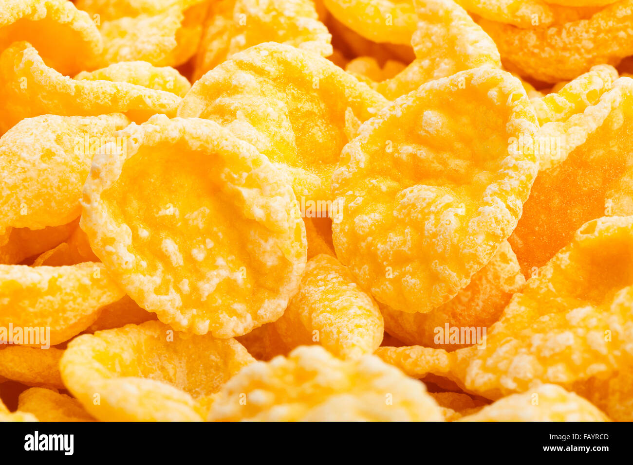 Corn Flakes closeup Stockfoto