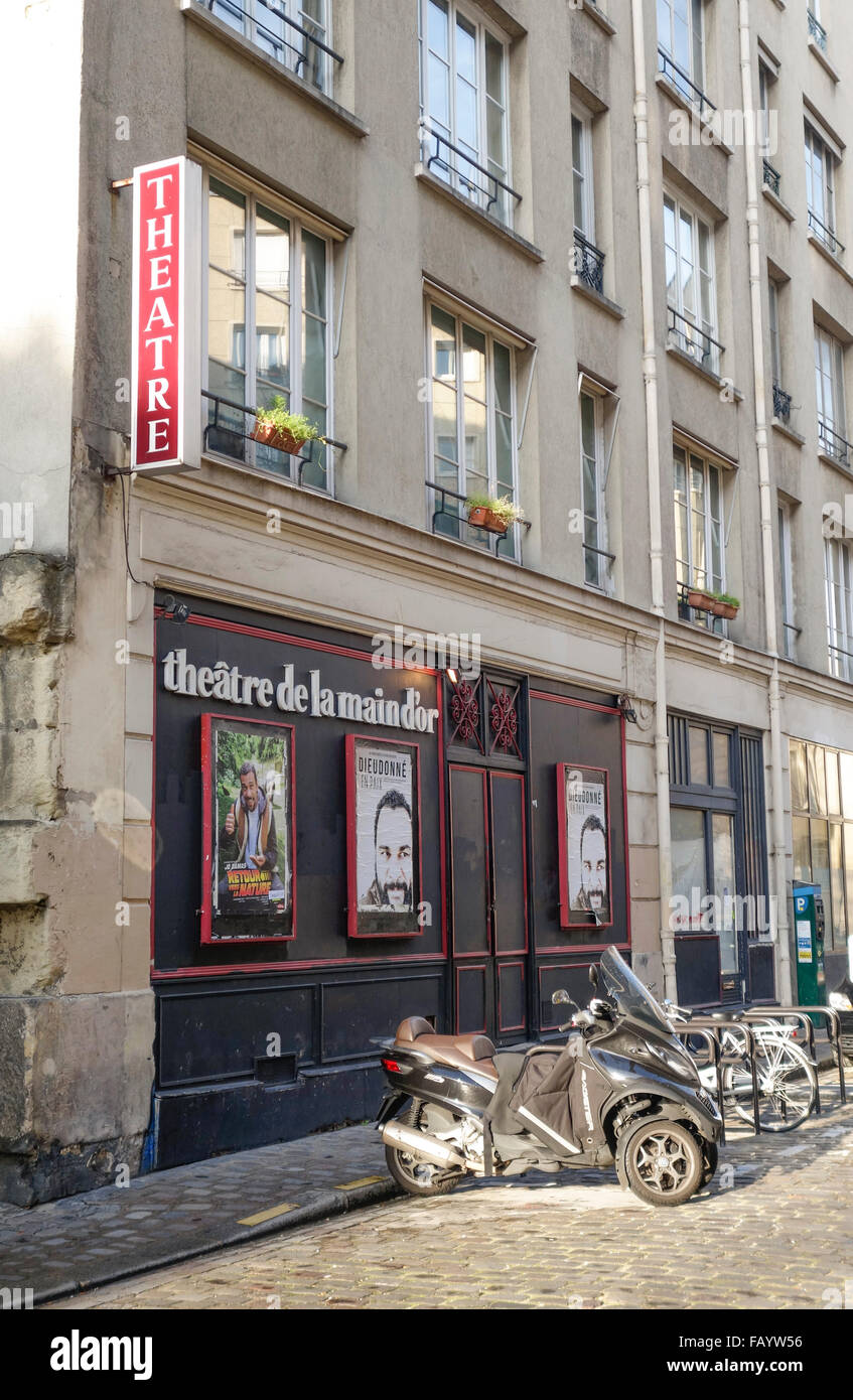 Theater De La Main D Or Heimat Der Franzosische Komiker Dieudonne In Paris Frankreich Stockfotografie Alamy