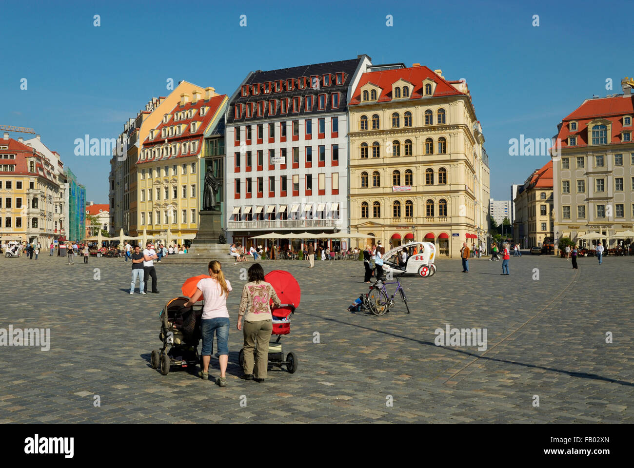 Neumarkt, Dresden, Sachsen, Deutschland Stockfoto