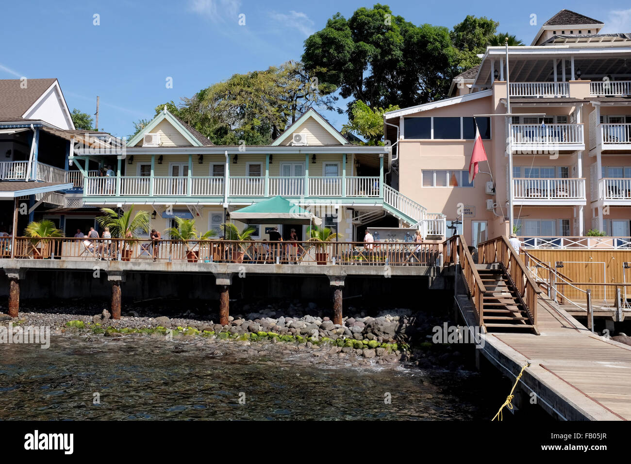 Dominica in der Karibik Stockfoto