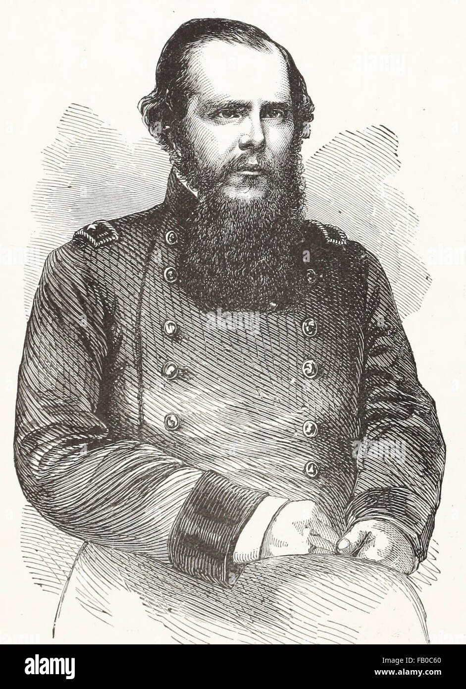 General John M Schofield - John McAllister Schofield war ein amerikanischer Soldat, der wichtigsten Befehle während des amerikanischen Bürgerkrieges statt Stockfoto