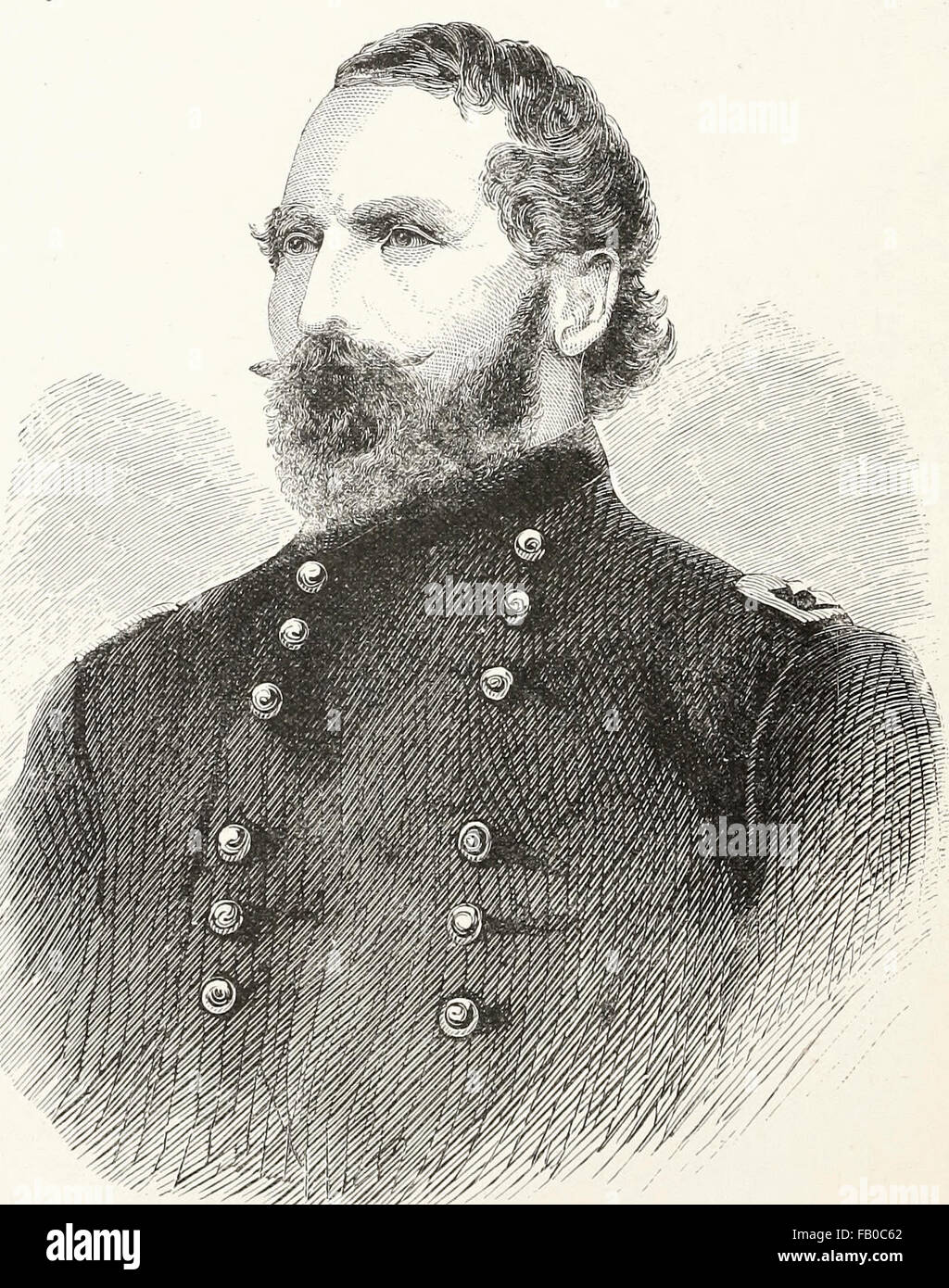 General John Sedgwick war ein Lehrer, ein Karriere-Offizier und ein Anschluß-Armee-general im amerikanischen Bürgerkrieg. Er war das höchste Ranking Union Opfer im Bürgerkrieg, getötet durch einen Scharfschützen in der Schlacht von Spotsylvania Court House, und ist für seine ironischen letzten Worte gut erinnerte sich: "sie konnten keinen Elefanten in dieser Entfernung getroffen." Stockfoto