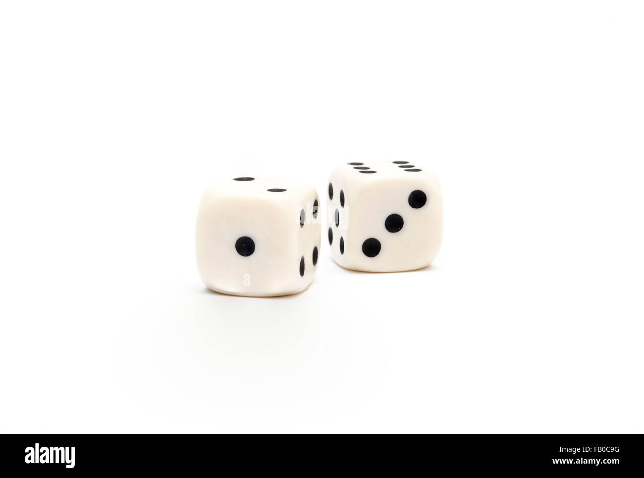 Glückswürfel Stockfoto