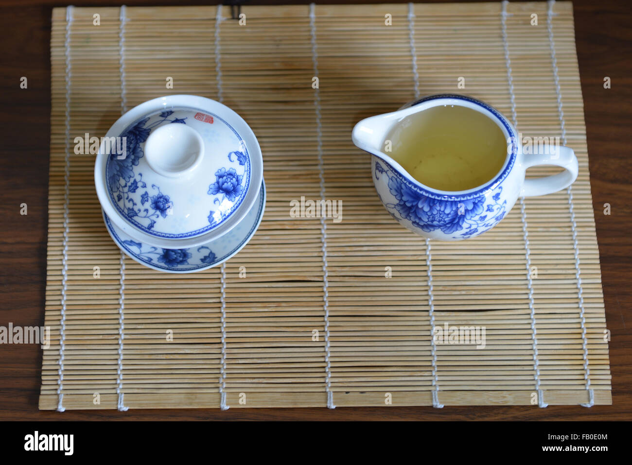 Tasse, Tee, China, Porzellan, Topf Stockfoto