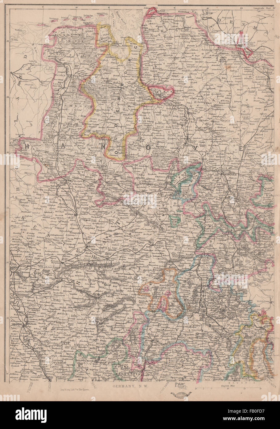 West germany map -Fotos und -Bildmaterial in hoher Auflösung – Alamy
