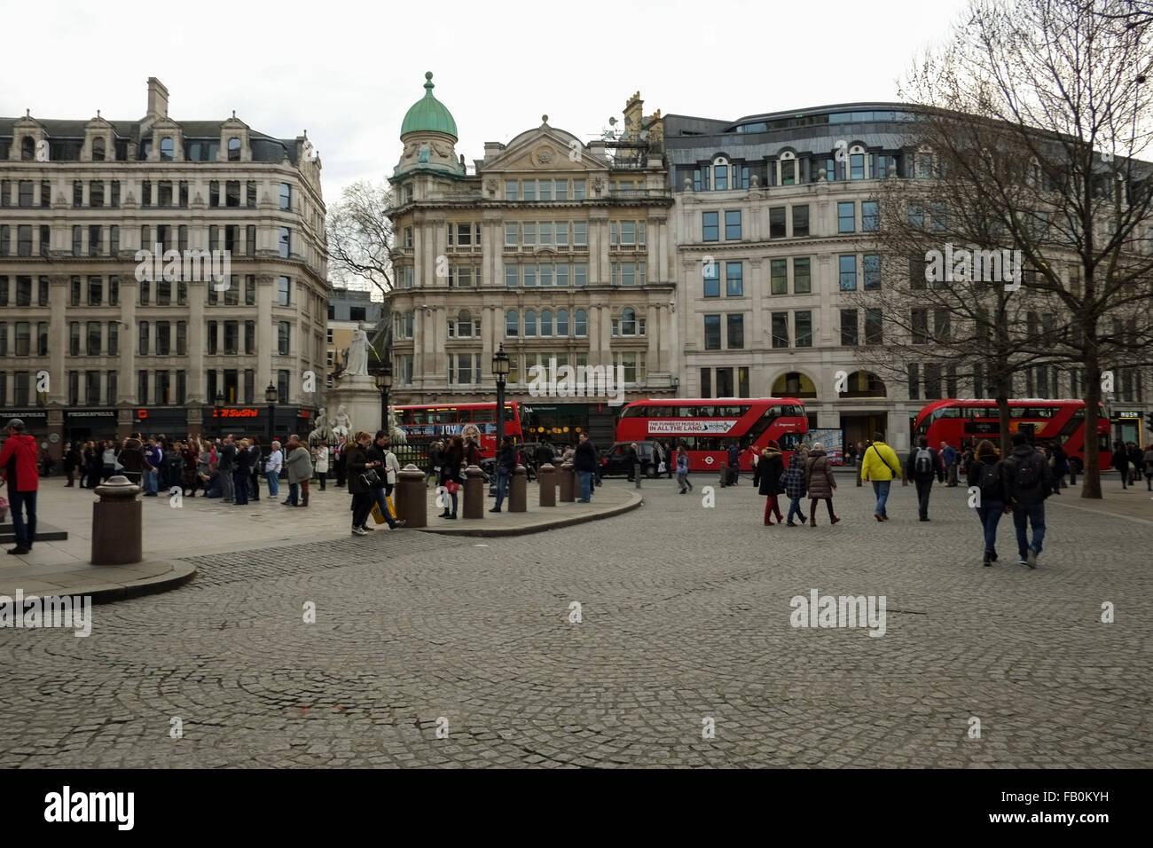 Stadt quadratische Westminster London Vereinigtes Königreich Stockfoto