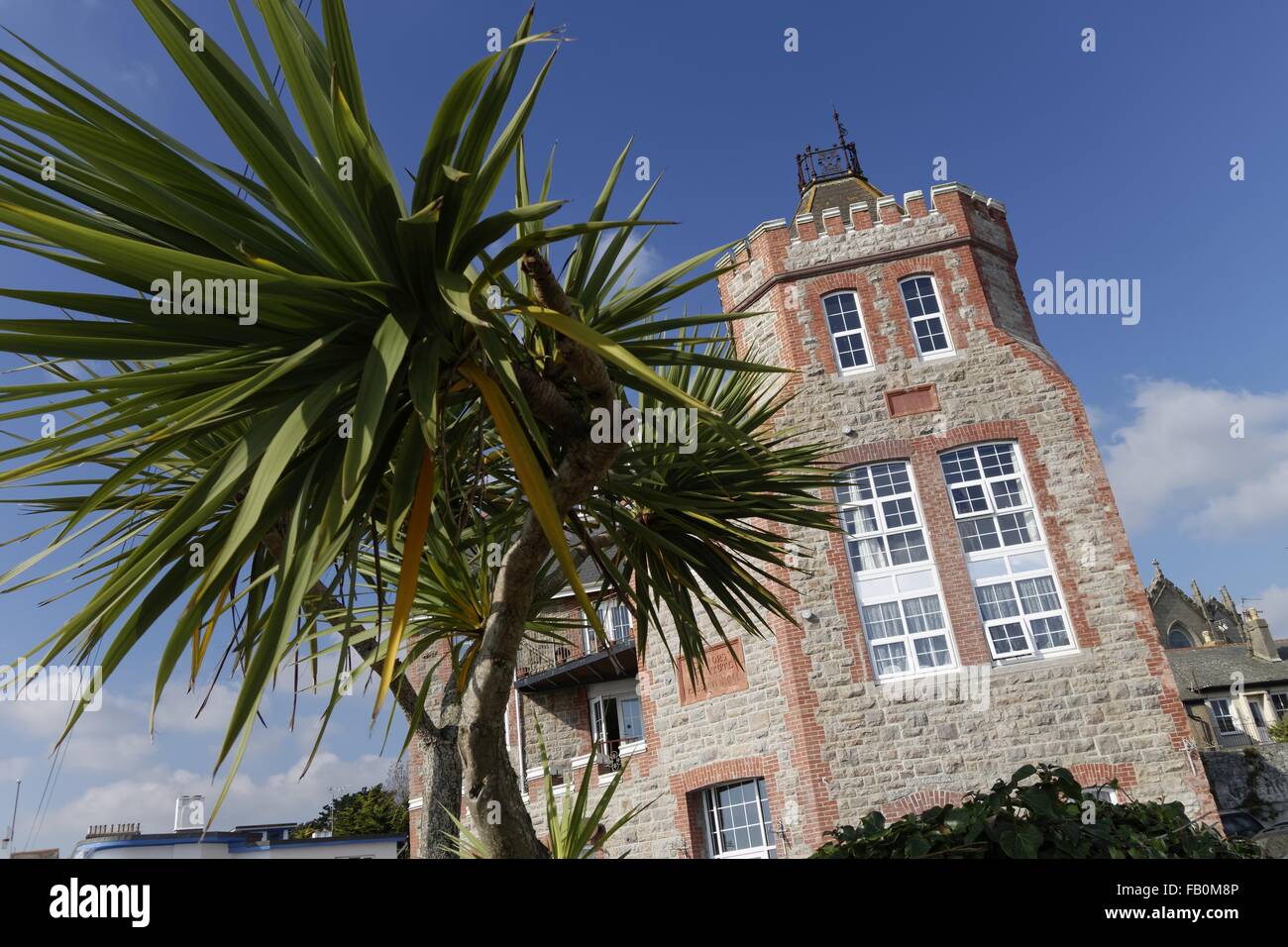 Segler-Institut Mission Hall, Penzance, Cornwall, UK. Stockfoto