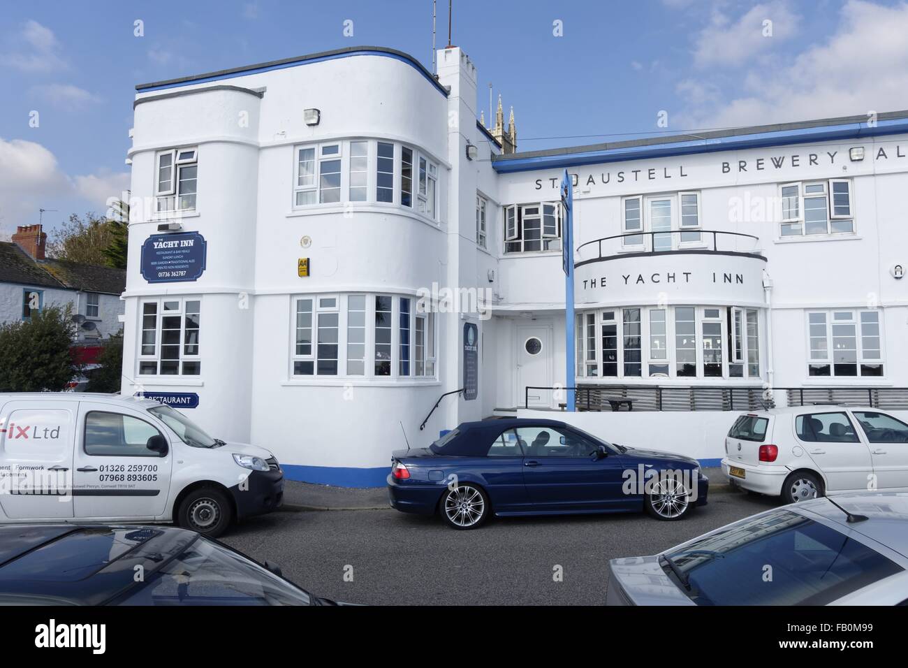 Die Yacht Inn, Penzance, Cornwall, UK. Stockfoto