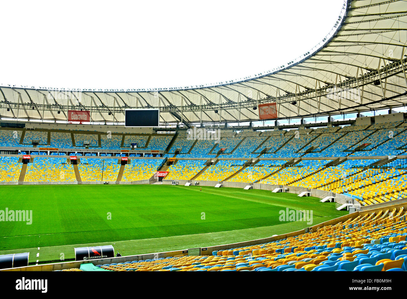 Macarana Stadion Rio De Janeiro Brasilien Stockfoto
