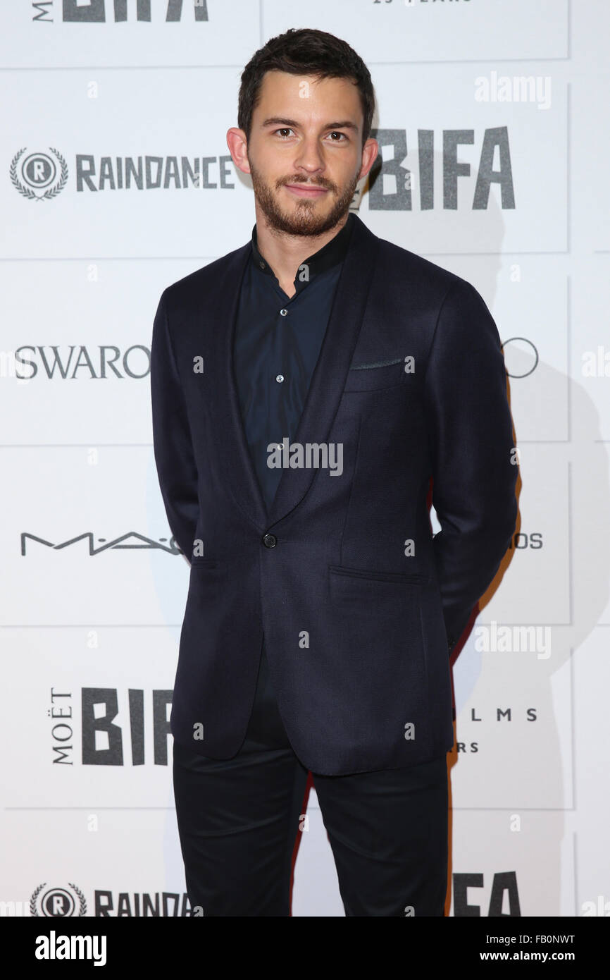 Moet British Independent Film Awards 2015 im Old Billingsgate Markt - Ankünfte mit statt: Jonathan Bailey wo: London, Vereinigtes Königreich bei: 6. Dezember 2015 Stockfoto