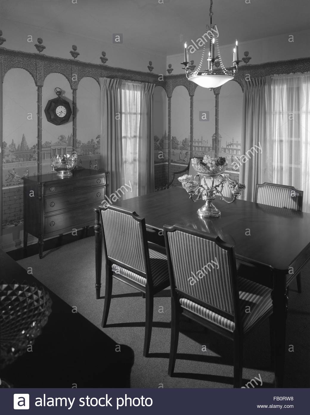 Trend Haus Bei Marshall Field And Company 1 Apr 1940 Esszimmer Stockfotografie Alamy