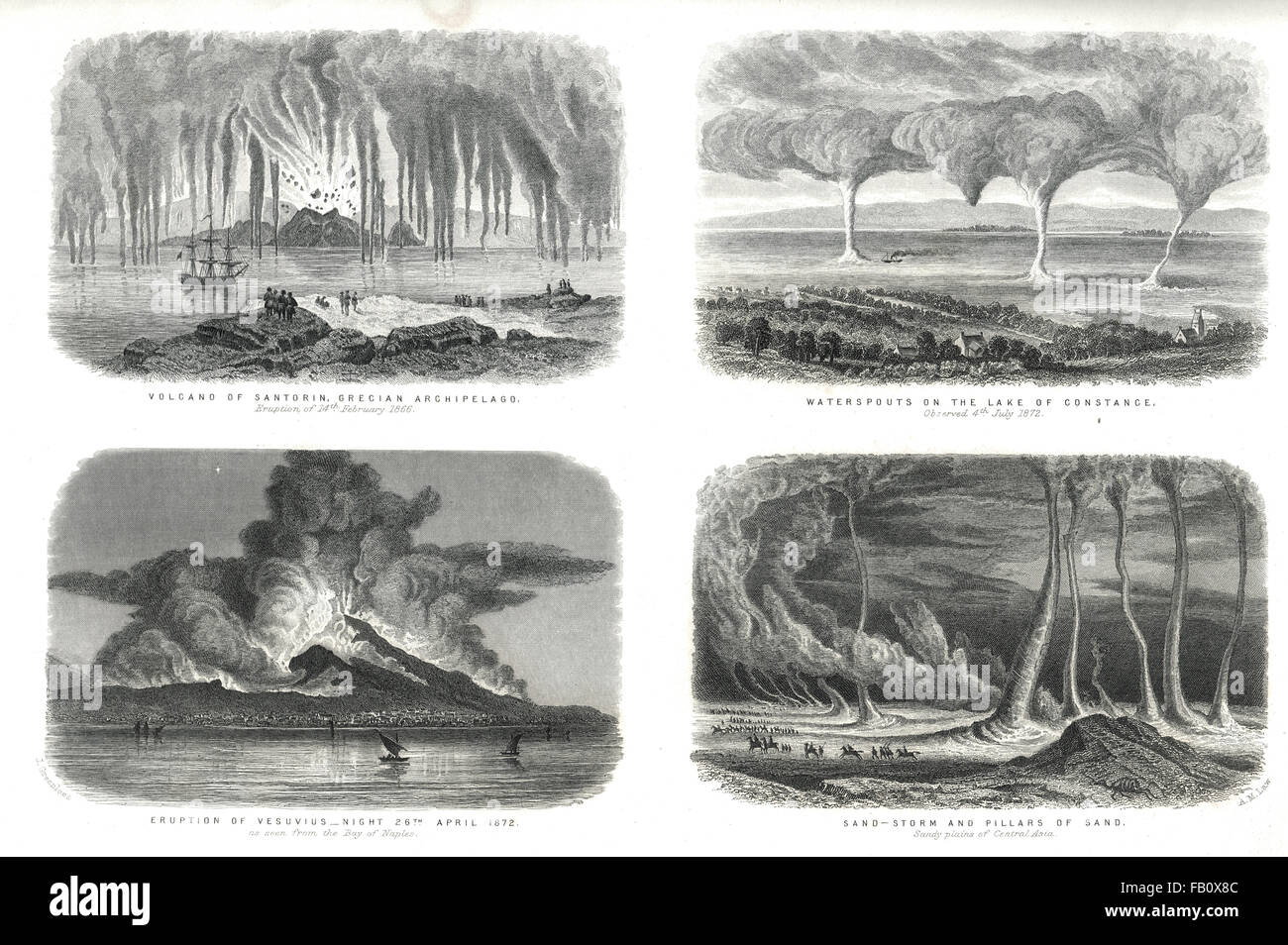 Phänomene der Natur 2 ca. 1874 Stockfoto