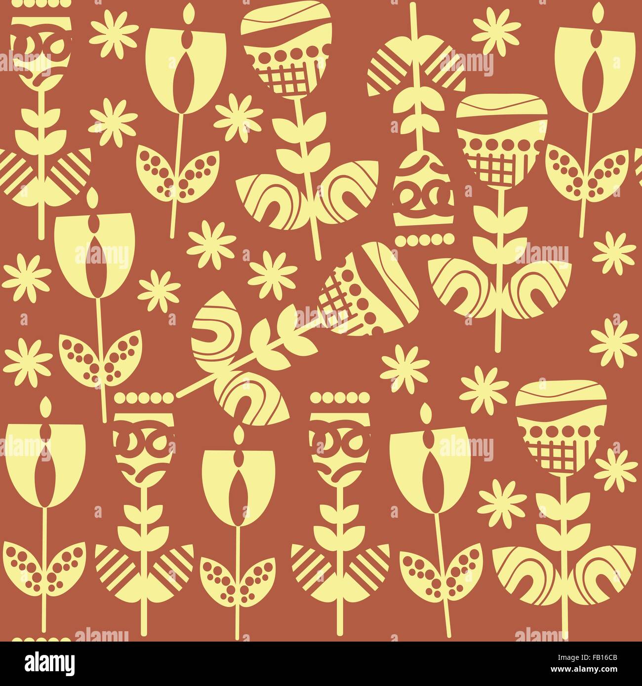 Niedliche bunte sanfte Pastellfarben nahtlose Blumenmuster und nahtlose Muster im Swatch-Menü, Vektor-Bild Stock Vektor