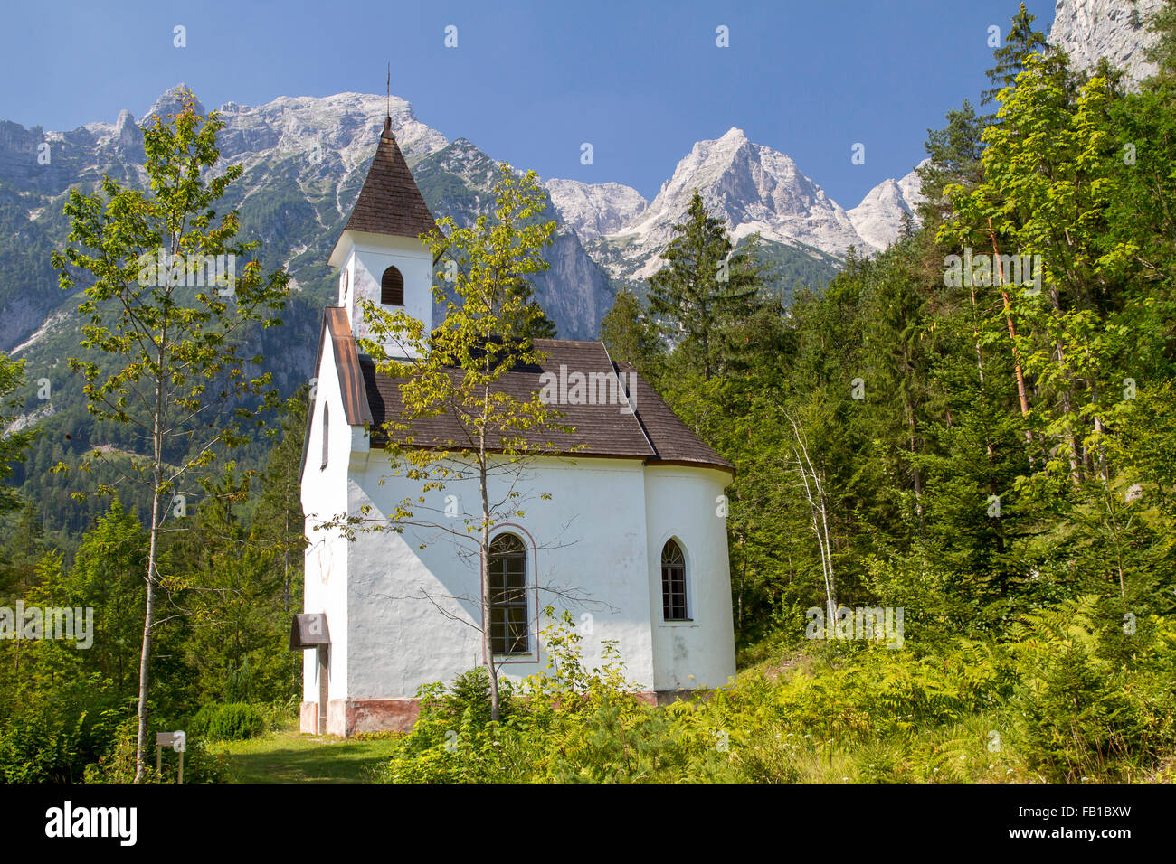 Dietl Kapelle, hinterstoder, Totes Gebirge, Oberösterreich, Österreich Stockfoto