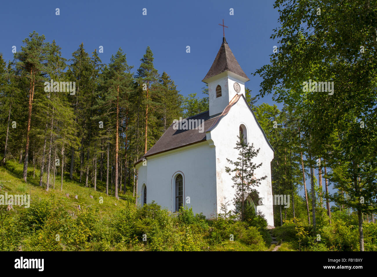 Dietl Kapelle, hinterstoder, Totes Gebirge, Oberösterreich, Österreich Stockfoto