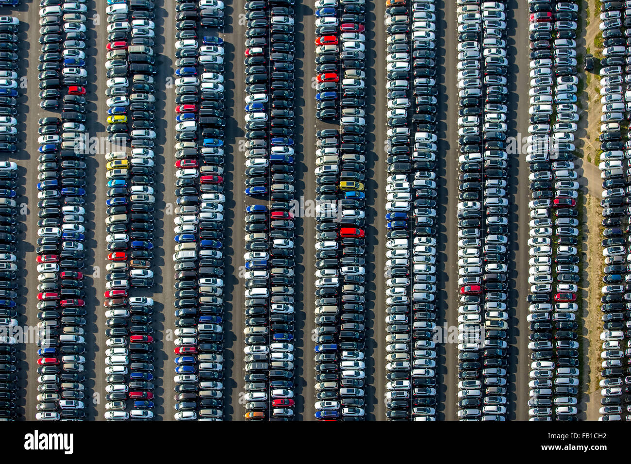 Auto Import, Auto-Vorrat, Vertrieb, Zülpich, Rheinland, Nordrhein-Westfalen, Deutschland Stockfoto