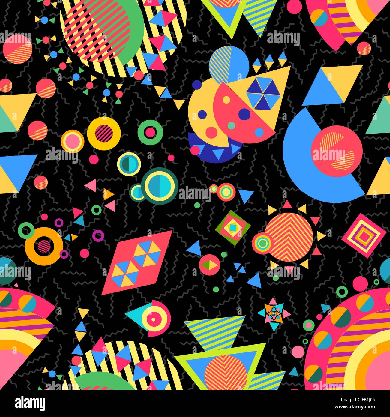 Nahtlose Muster Hintergrund, abstrakte Geometrie-Elemente im hellen mehrfarbigen modernen Stil. EPS10 Vektor. Stock Vektor
