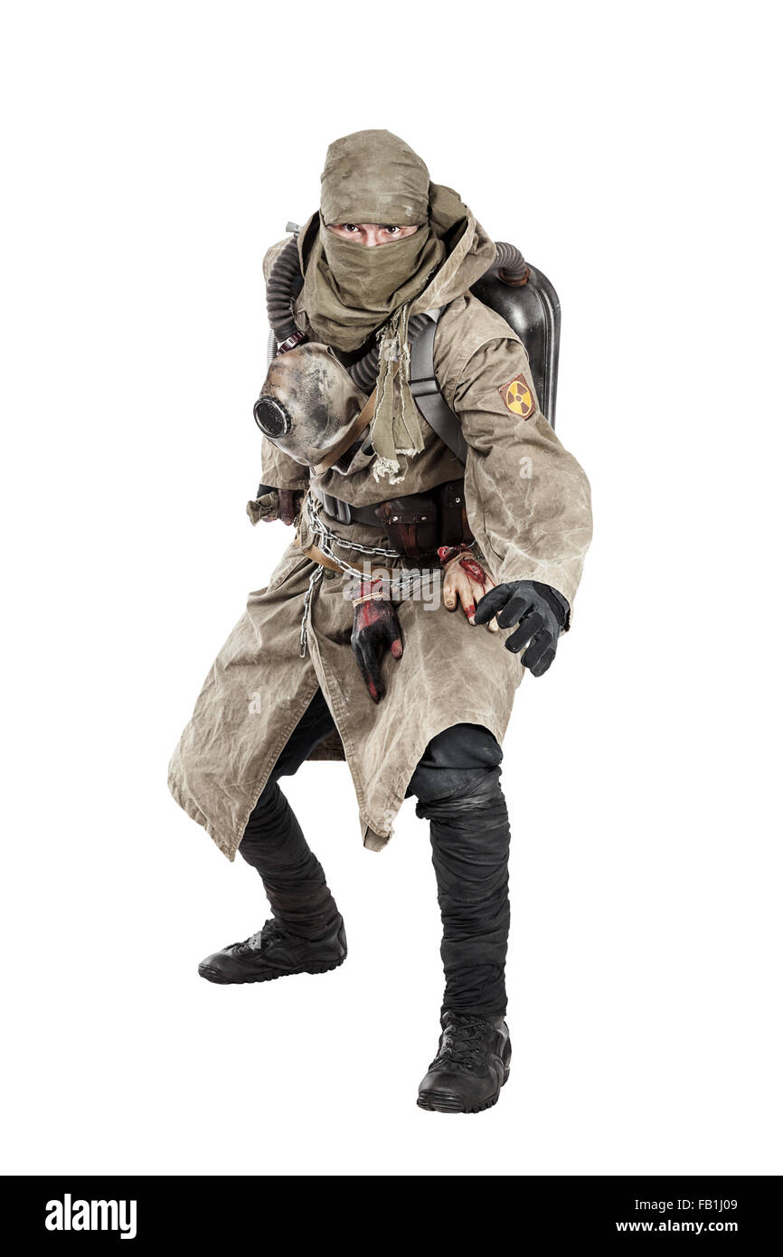 Nukleare Post-Apokalypse Stockfoto