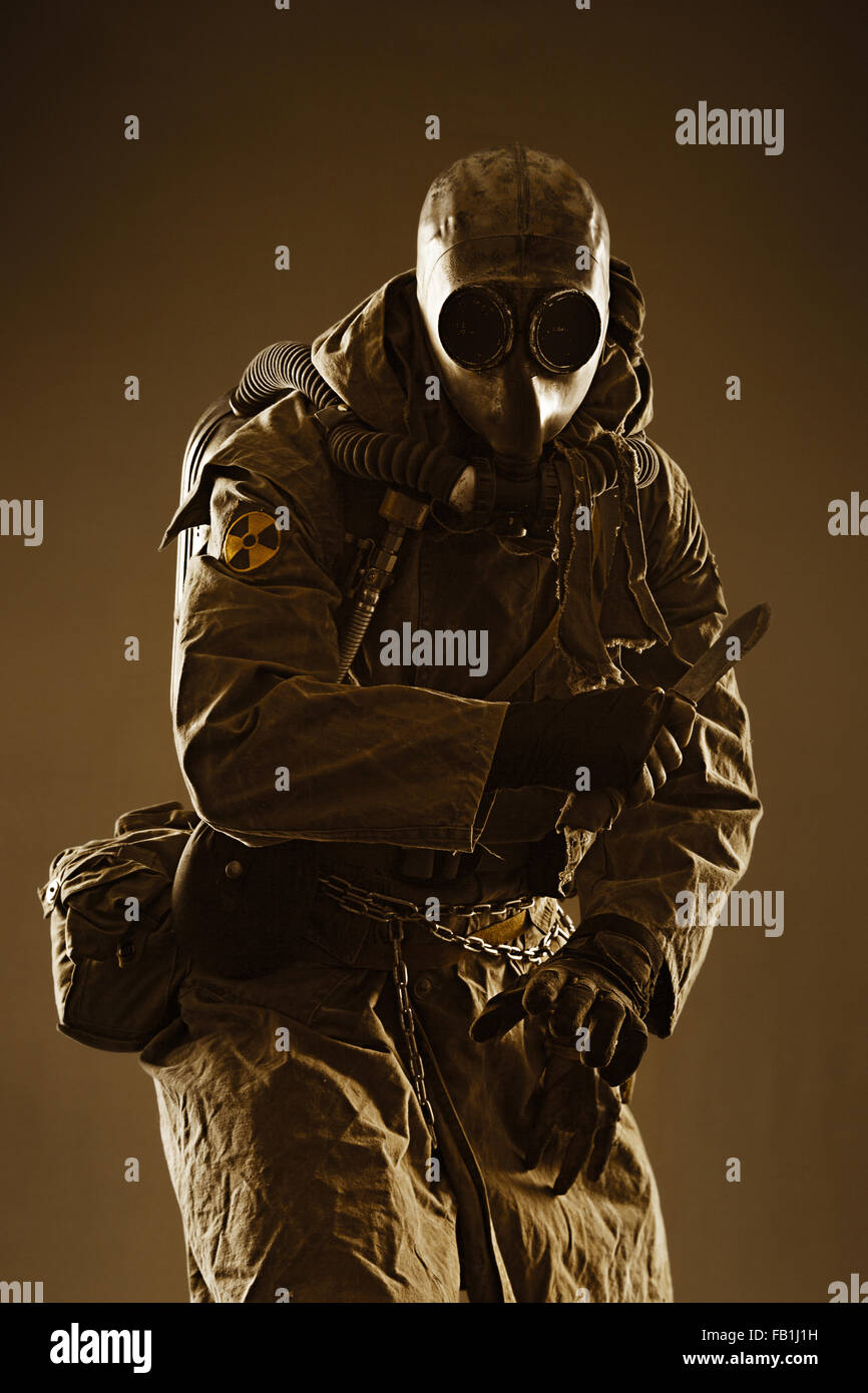 Nukleare Post-Apokalypse Stockfoto