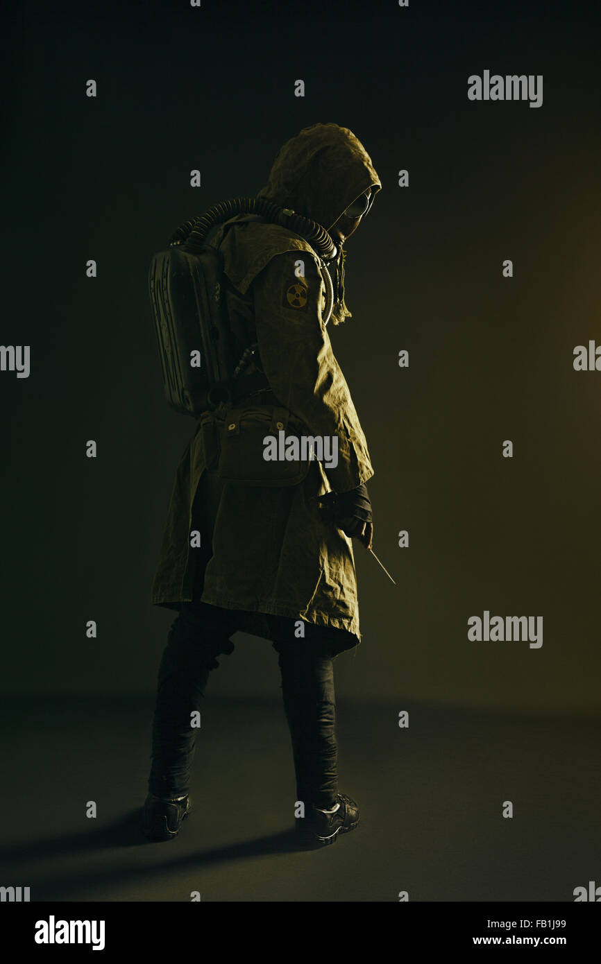 Nukleare Post-Apokalypse Stockfoto