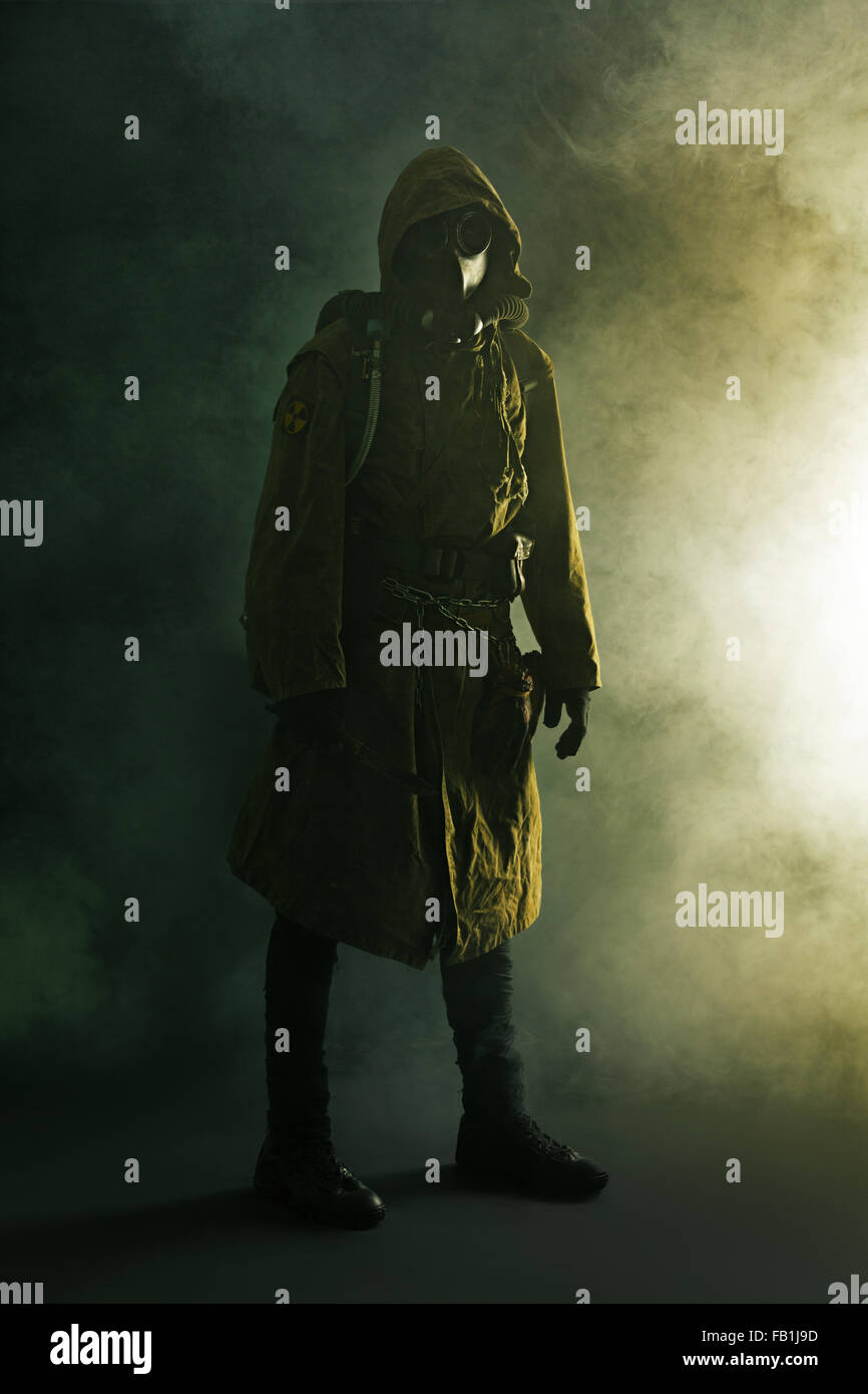 Nukleare Post-Apokalypse Stockfoto