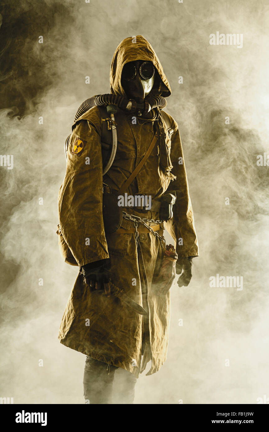 Nukleare Post-Apokalypse Stockfoto