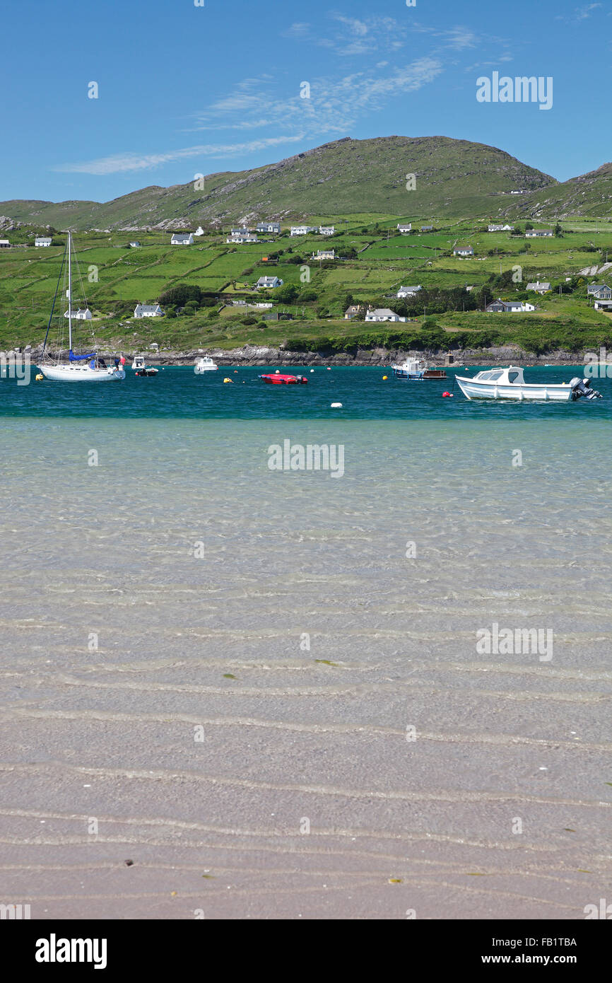 Derrynane Bay in der Nähe von Caherdaniel am Ring of Kerry, County Kerry, Irland Stockfoto